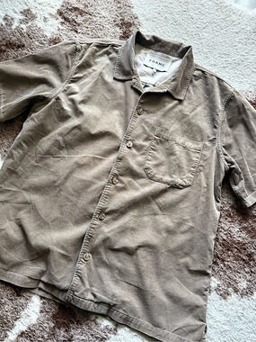 FRAME Men's Cotton Button Down Shirt Size Medium